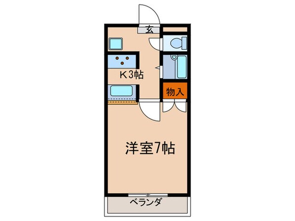 ルック中町の物件間取画像